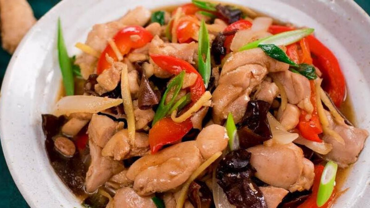 Thai Ginger Chicken Recipe Pad Gai King Asian Recipe