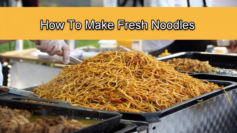 How To Make Fresh Noodles