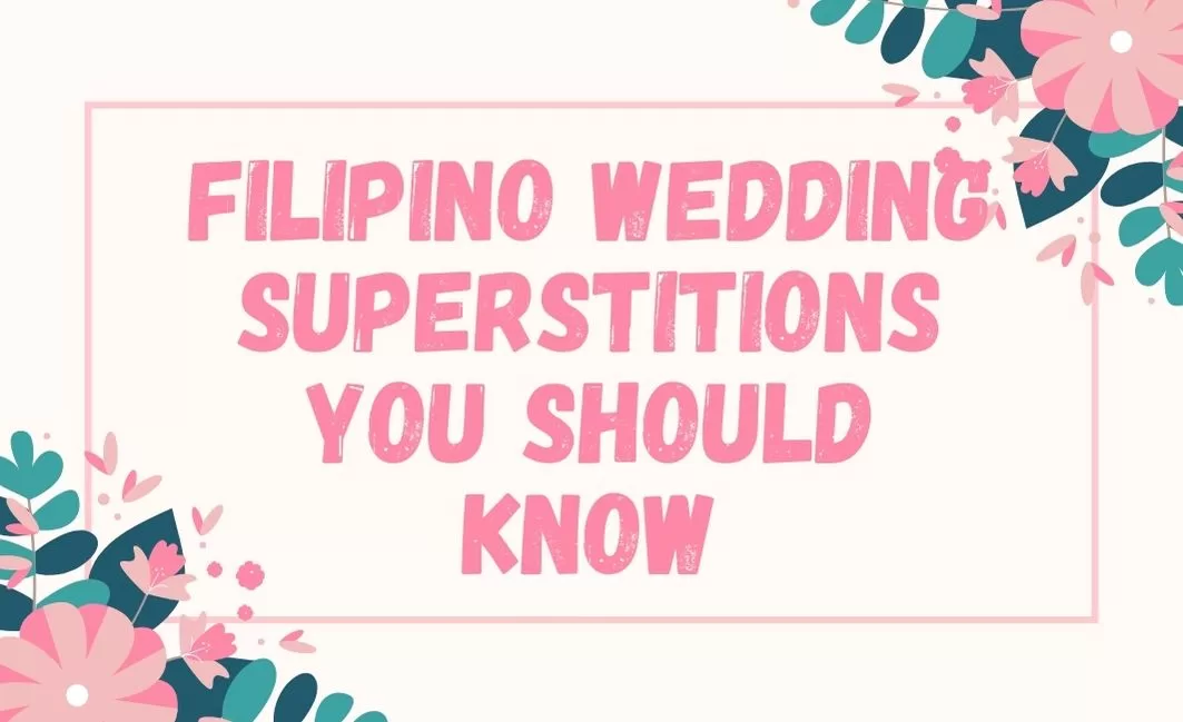 filipino wedding superstitions