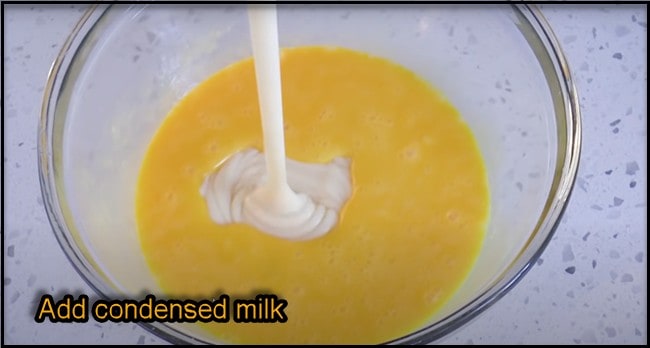 Add condensed milk