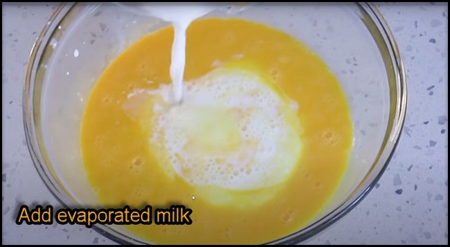 Add evaporated milk