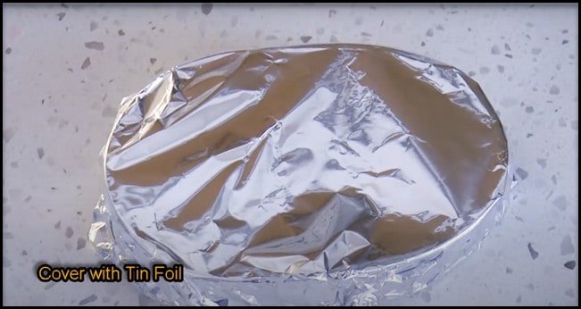 Cover with Tin foil
