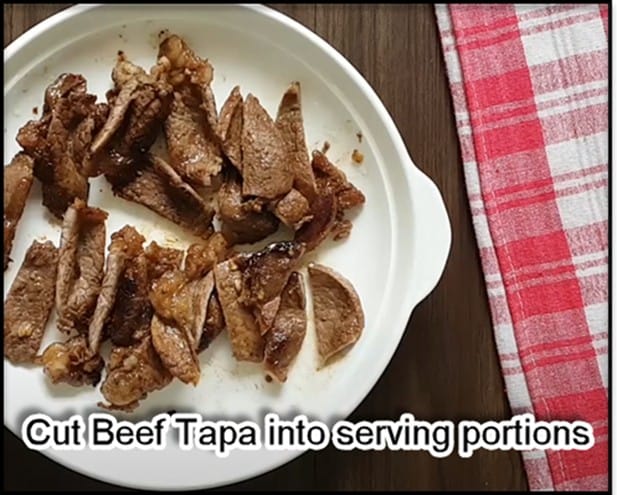 Homemade Beef Tapa