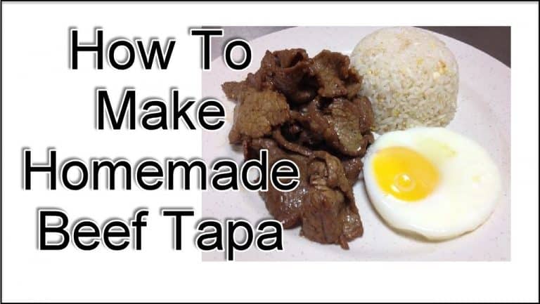 How To Make Homemade Beef Tapa
