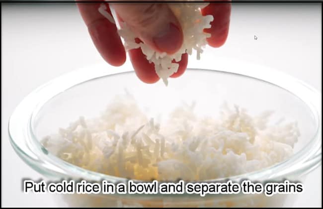 Rice in a bowl