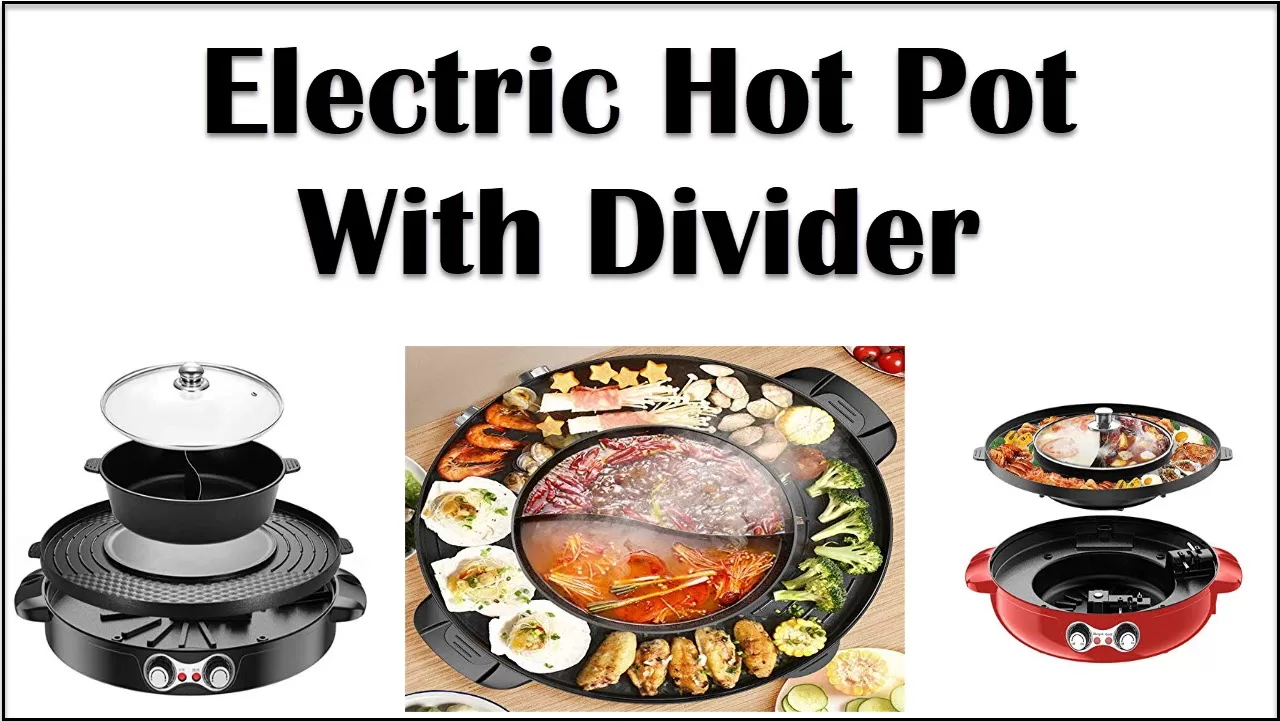 electric hot pot with divider