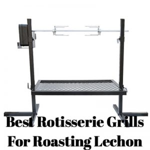 Rotisserie grill for roasting lechon