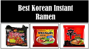 best korean instant ramen
