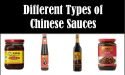 Different Types of Chinese Sauces