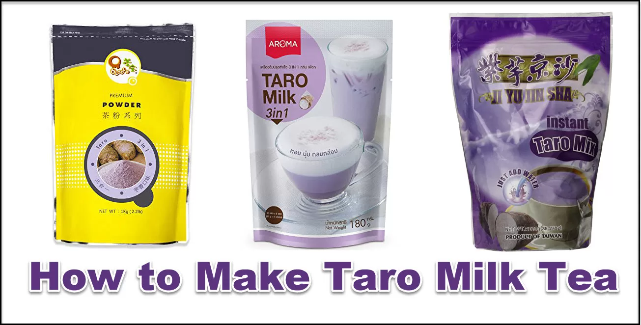 How to Make Taro Milk Tea