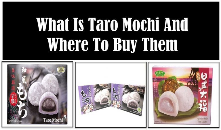 What Is Taro Mochi And Where To Buy Them