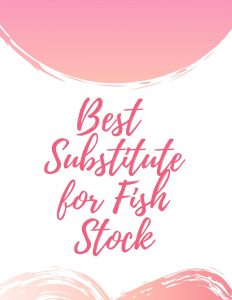 substitute for fish stock