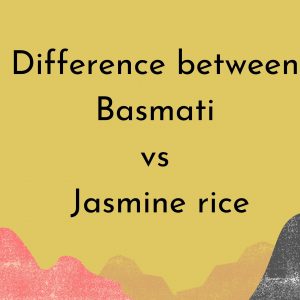 basmati vs jasmine rice