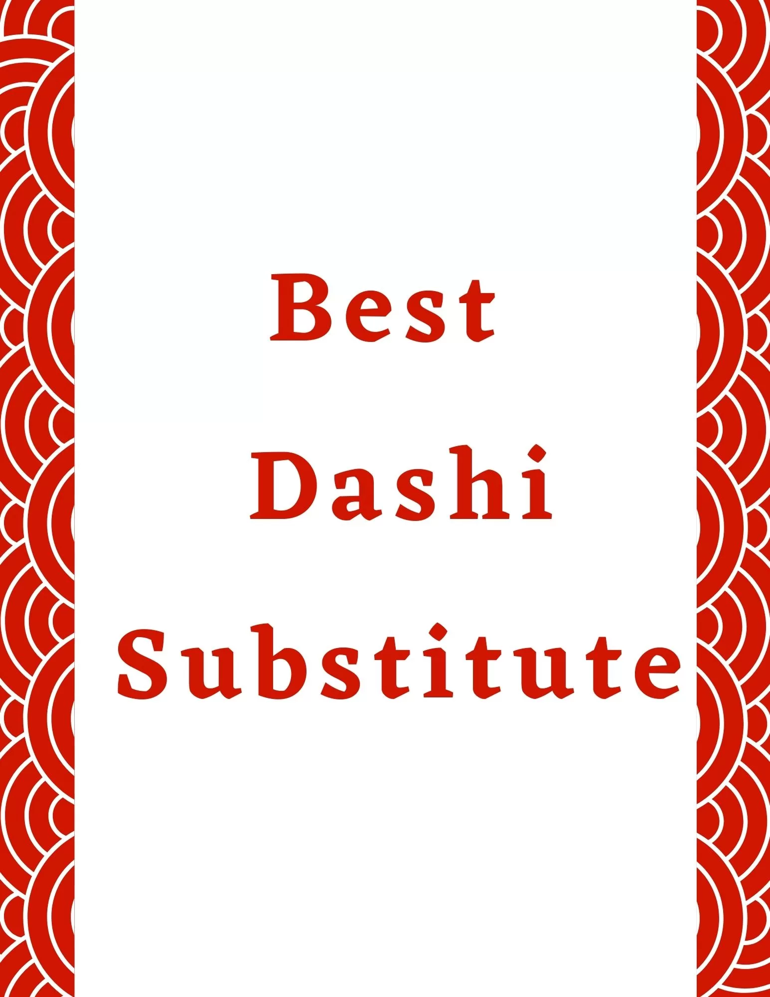 dashi substitute