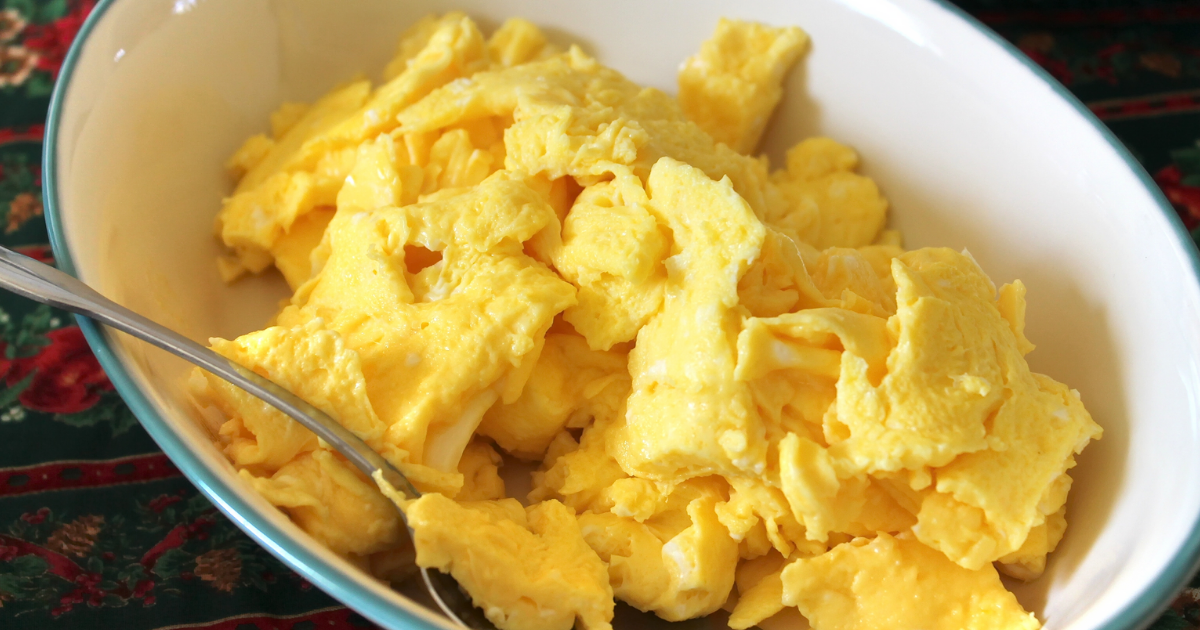 Hard scrambled eggs