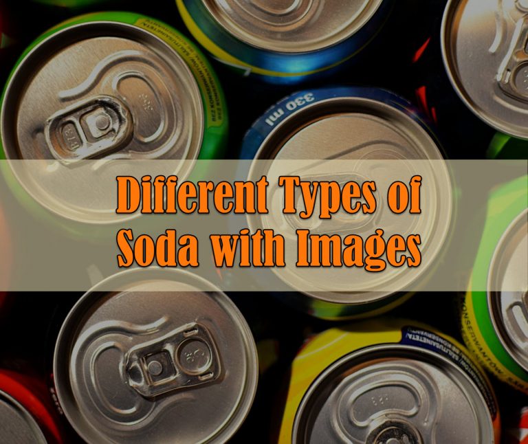 8 Different Types of Soda with Images