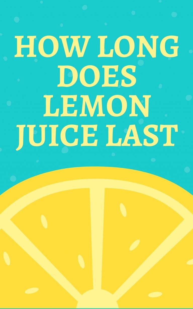 How Long Does Lemon Juice Last