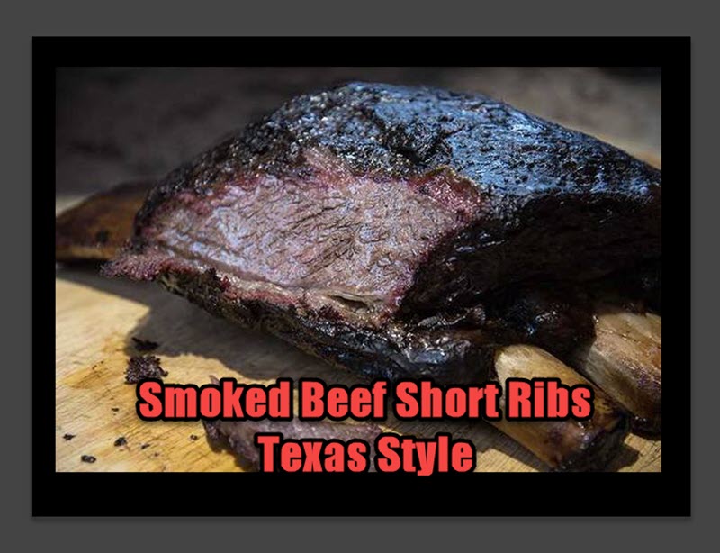 smoked beef short ribs