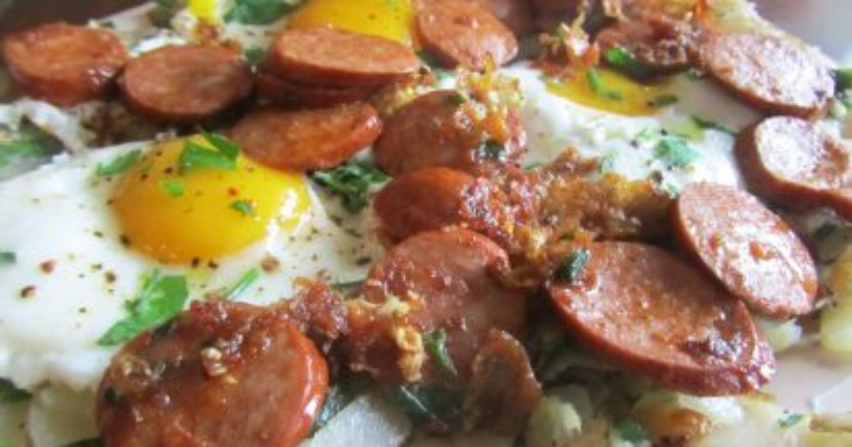 Spanish fried eggs