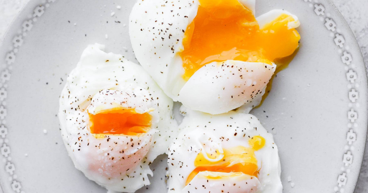 Poached eggs