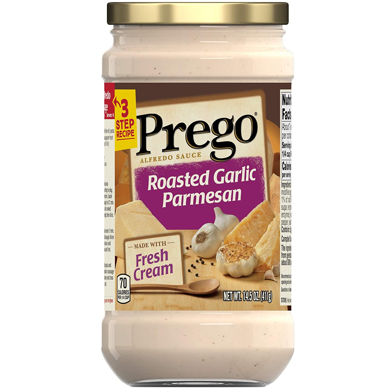 Prego Roasted Garlic Alfredo Sauce