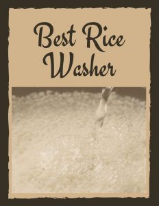 rice washer