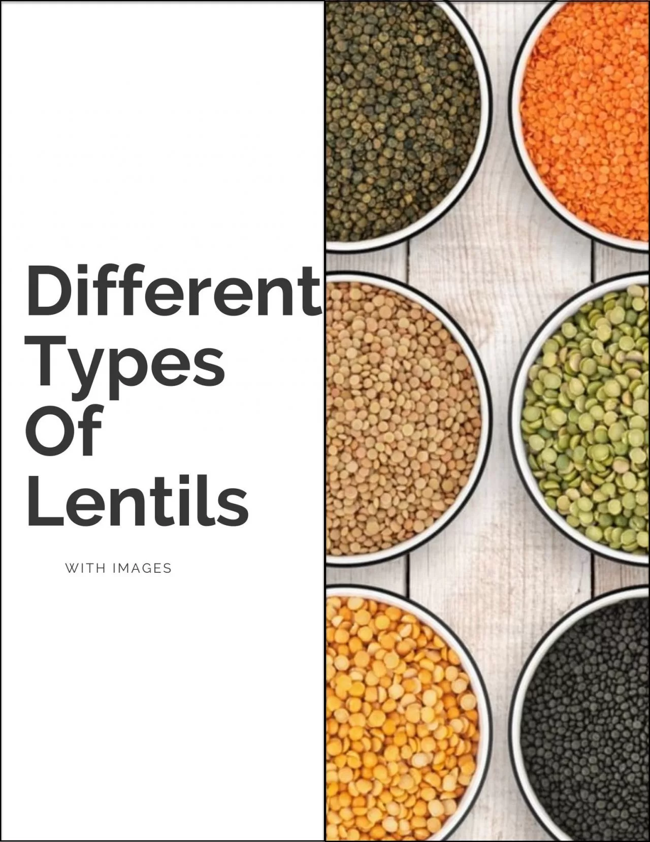 different types of lentils