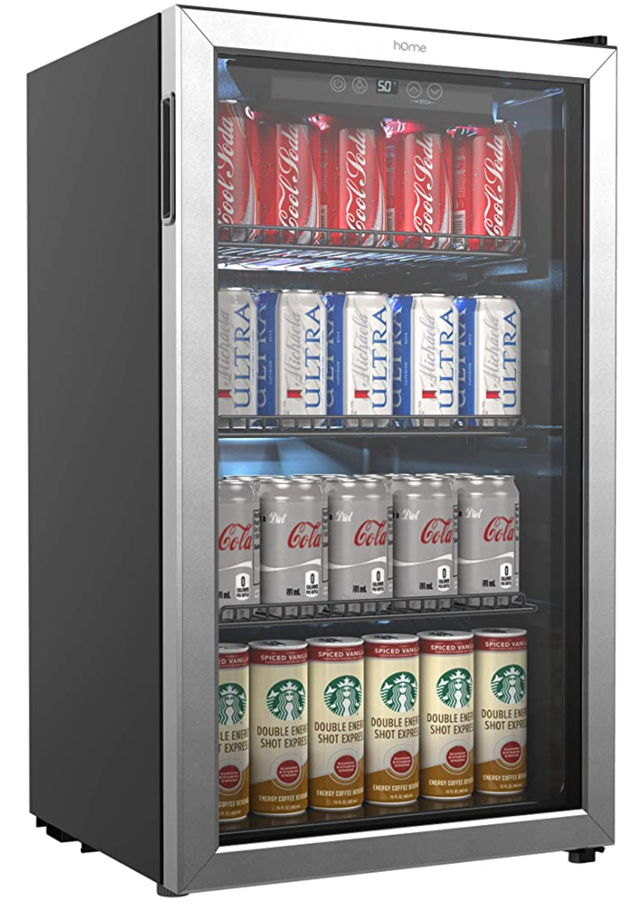 HomeLabs Beverage Refrigerator