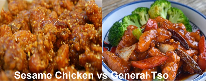 Sesame Chicken vs General Tso