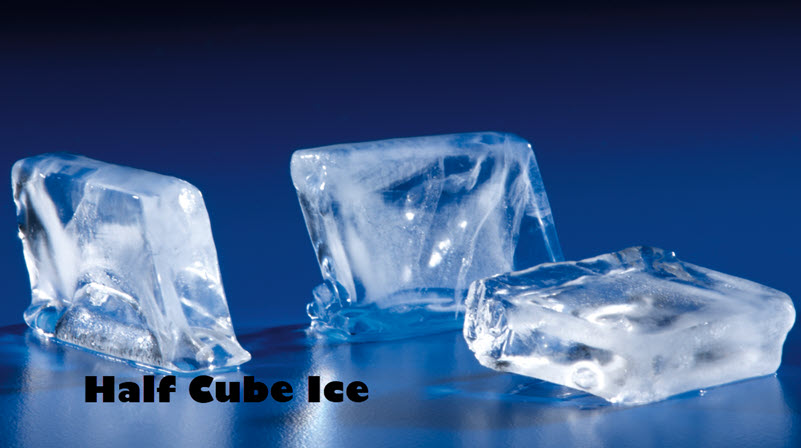 types of ice cubes