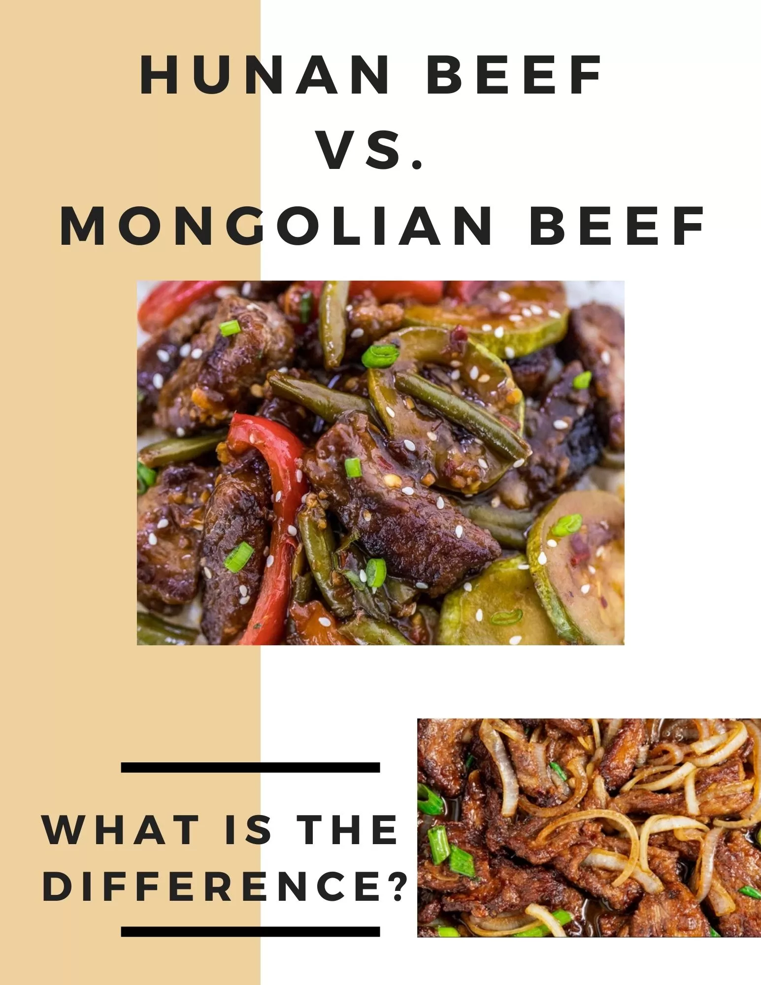 hunan beef vs mongolian beef