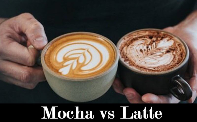 difference between mocha and latte