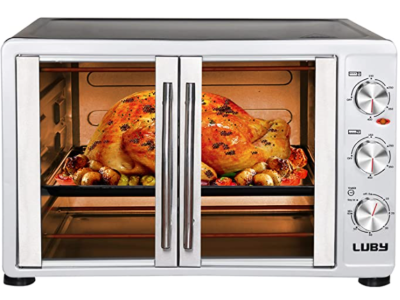 LUBY Large Toaster Oven Countertop