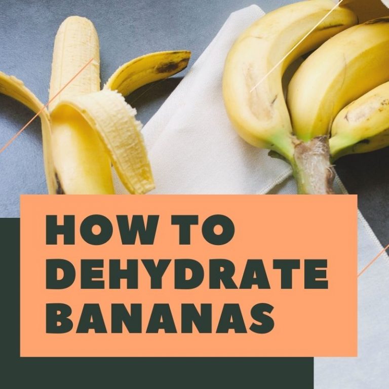 How to Dehydrate Bananas