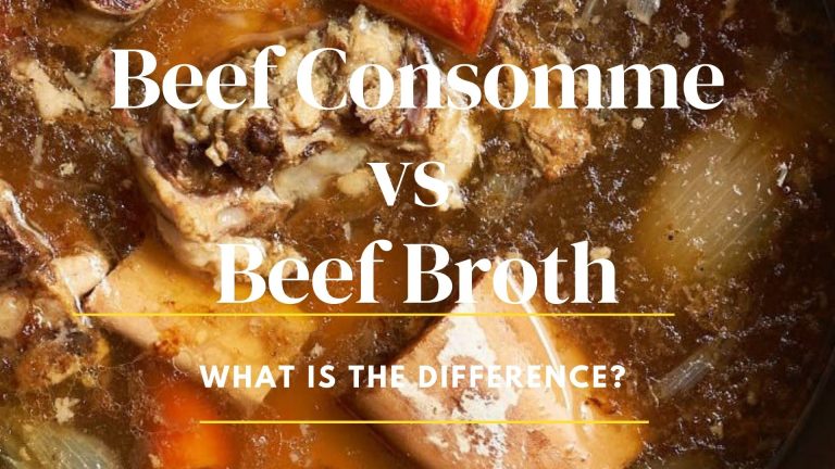 Beef Consomme vs Beef Broth: What Is The Difference?