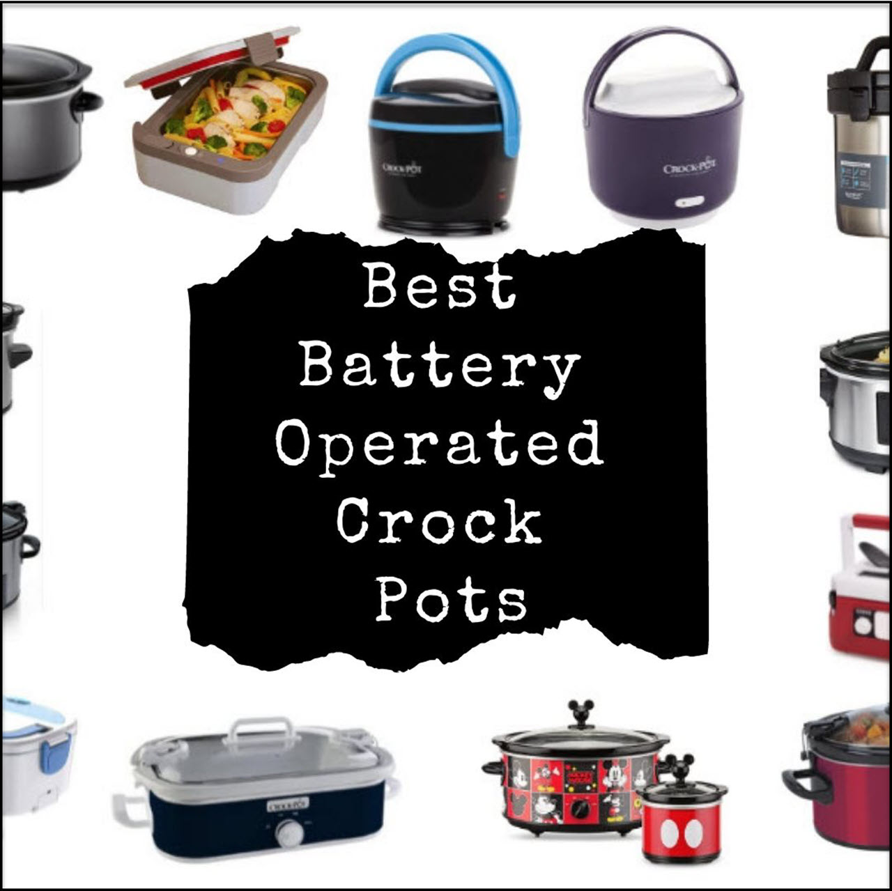 portable battery operated crock pot