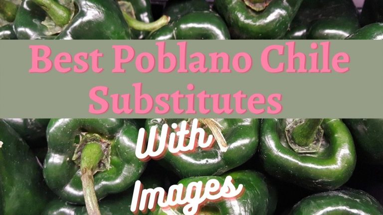 9 Best Poblano Chile Substitutes With Images