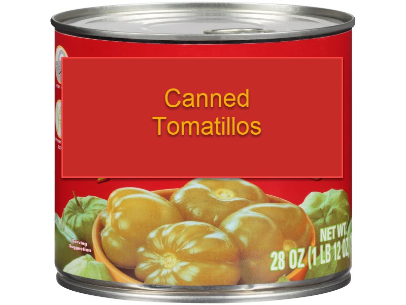 Canned tomatillos