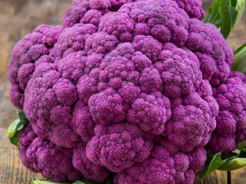 Purple cauliflower