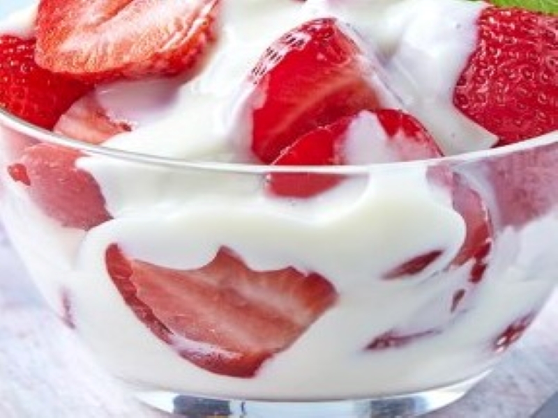 Fresas con Crema