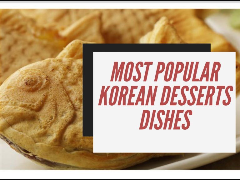 26 Most Popular Korean Desserts Dishes