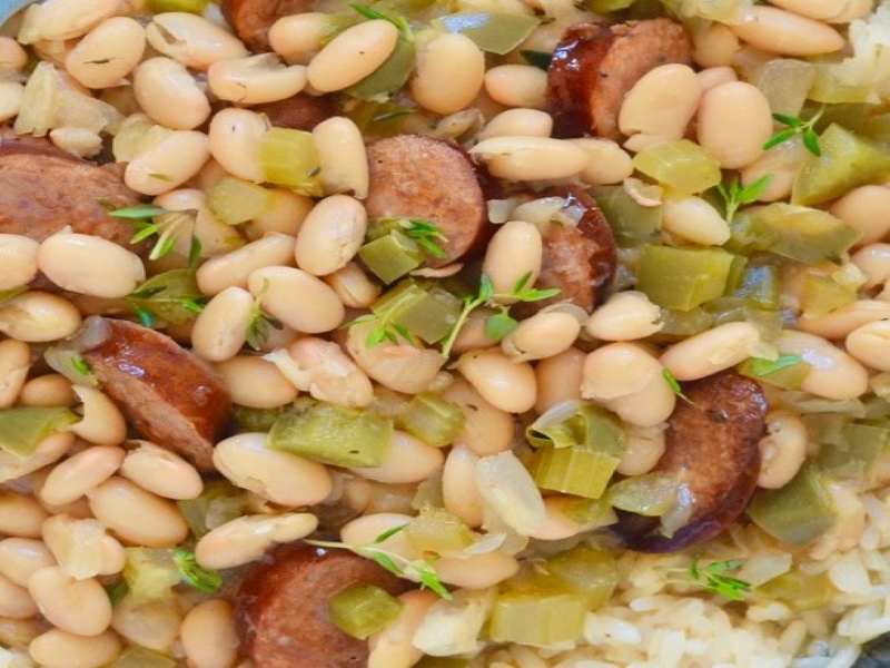 South Louisiana-Style White Beans And Rice