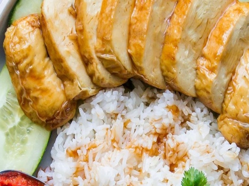 Vegetarian & Vegan Hainanese Chicken Rice
