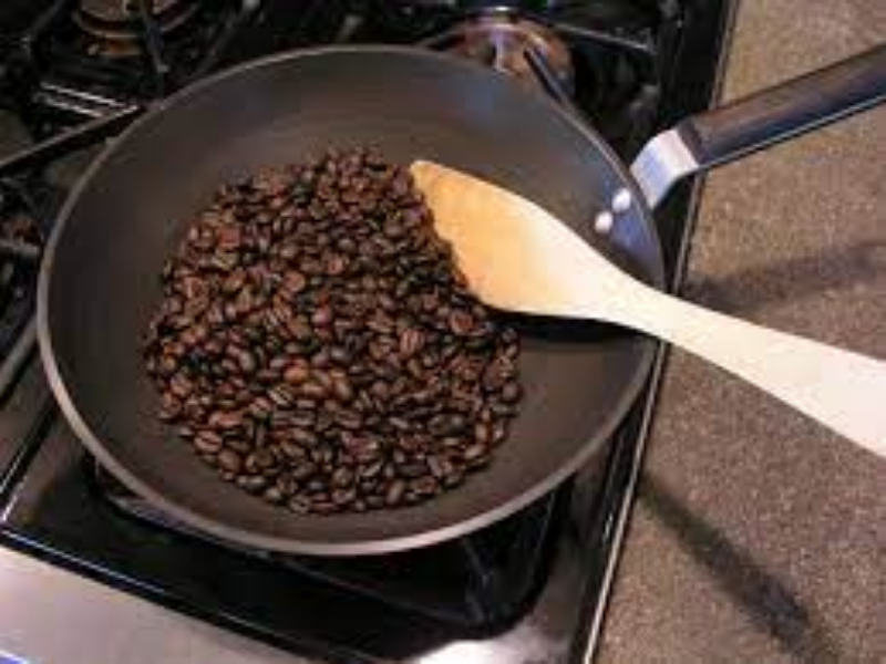 Roasting coffee beans