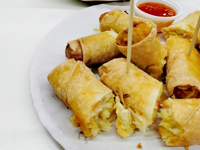 Cha Gio Chay or Fried Vegetarian Spring Rolls