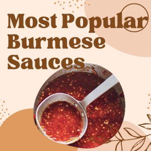 Burmese sauces