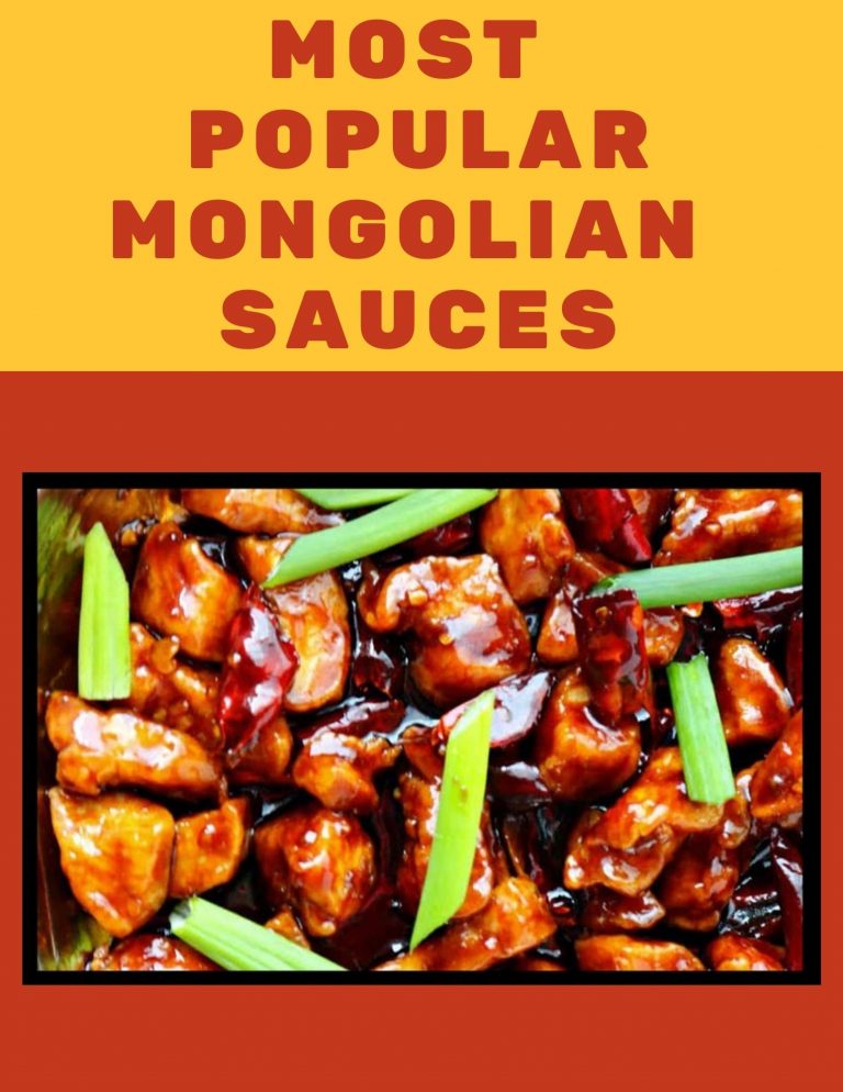 8 Most Popular Mongolian Sauces