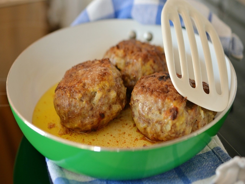 Pan Fried Meatballs