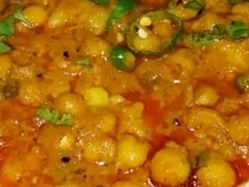 Afghan Vegetable & Chickpea Soup or Tarkari