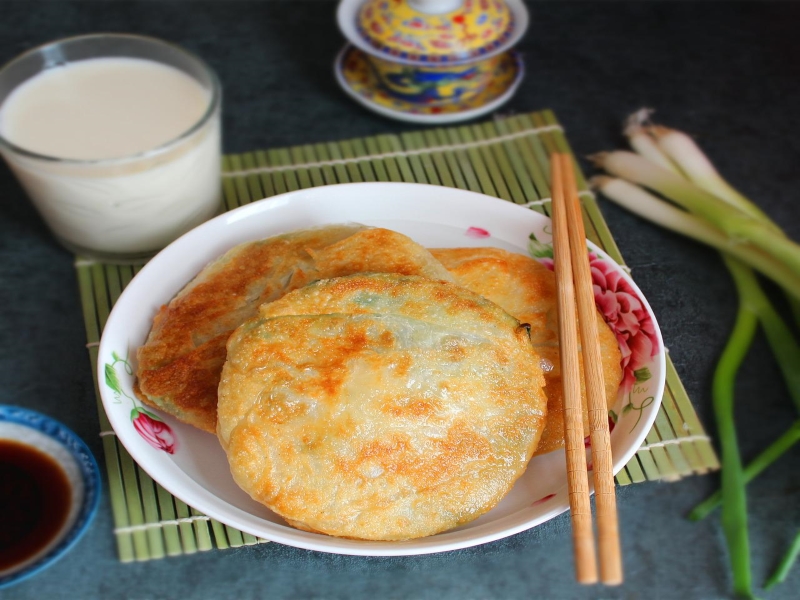 Deep Fried Scallion Pancakes